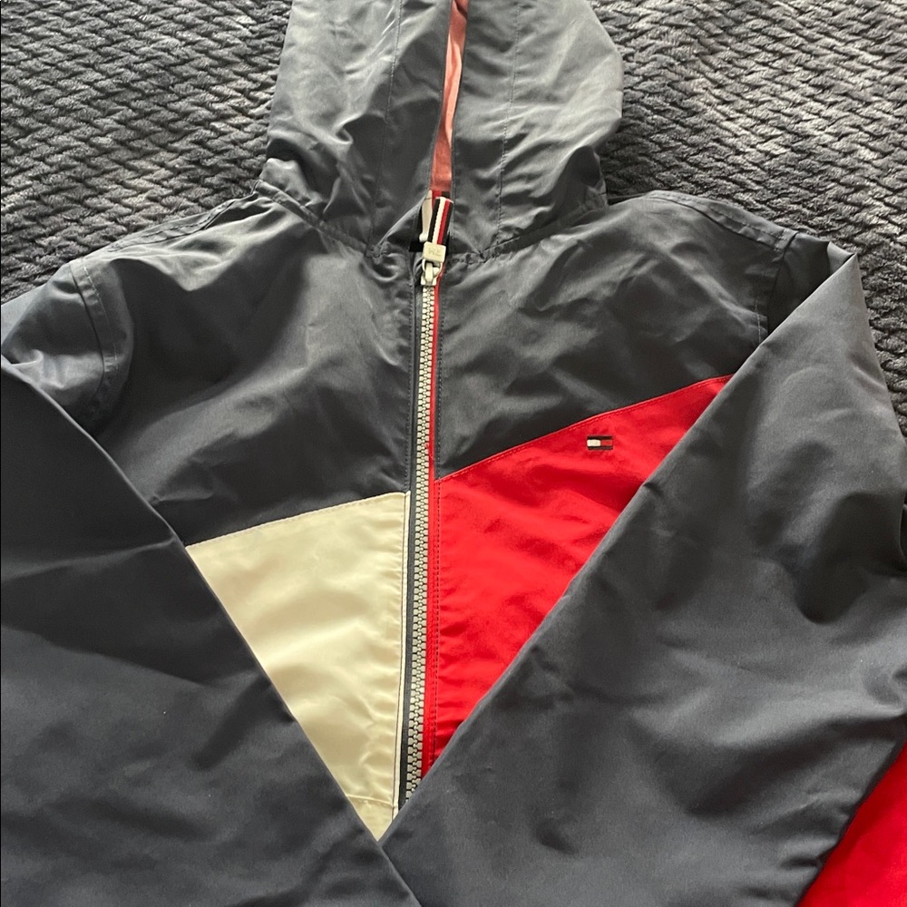 Tommy Hilfiger Navy and Red Jacket